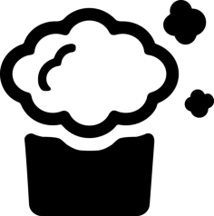 Popcorn Box Stencil Svg Design File, Free Vectors File